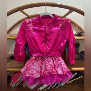 Weissman Fuchsia Sequin Kids Dance Costume